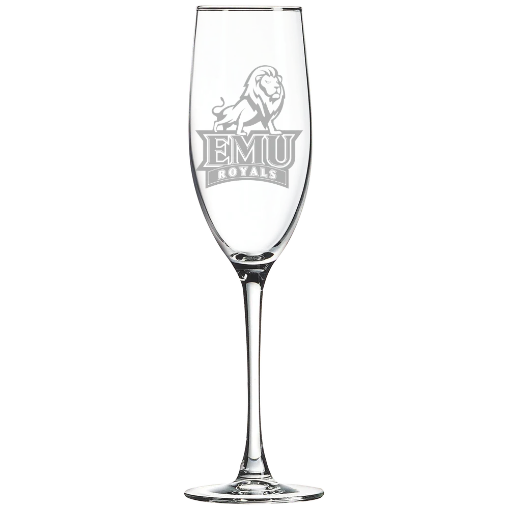 Eastern Mennonite University Polar Camel 8 oz. Champagne Flute
