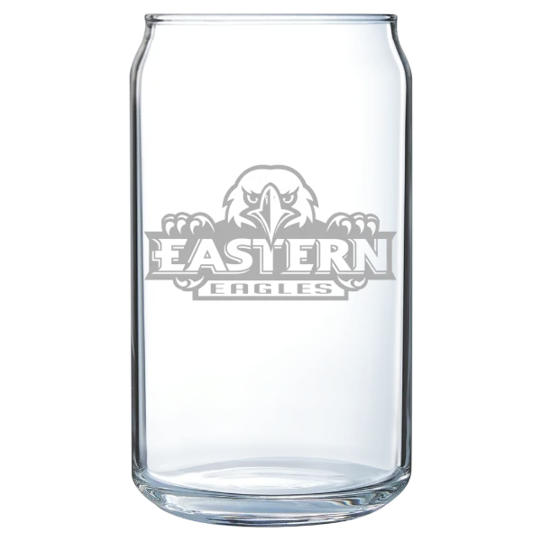 Eastern University Polar Camel 16 oz. Can Glass