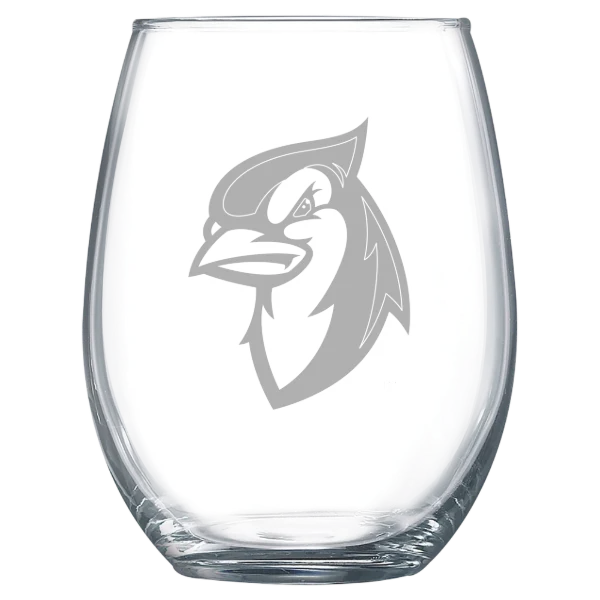Elizabethtown College Polar Camel 15 oz. Stemless Wine Glass