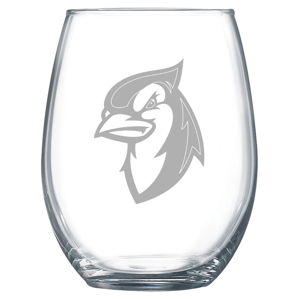 Elizabethtown College Polar Camel 15 oz. Stemless Wine Glass