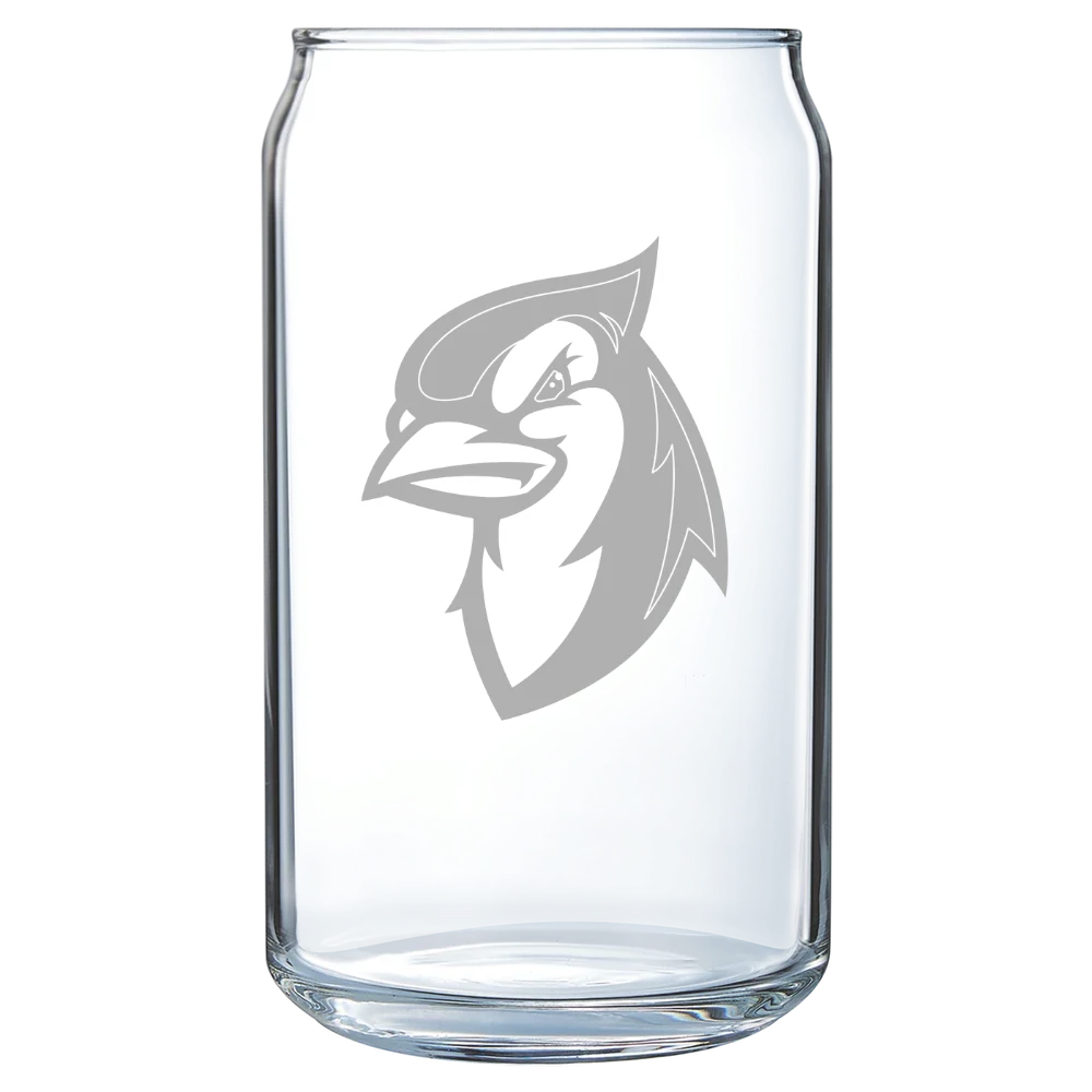 Elizabethtown College Polar Camel 16 oz. Can Glass