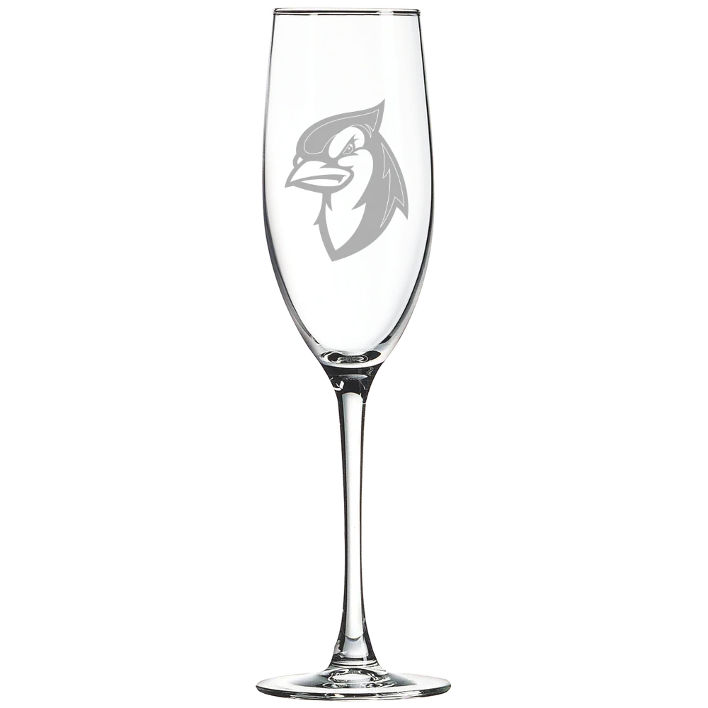 Elizabethtown College Polar Camel 8 oz. Champagne Flute