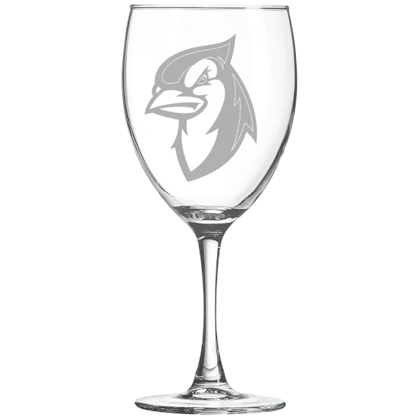 Elizabethtown College Polar Camel 10 1/2 oz. Wine Glass