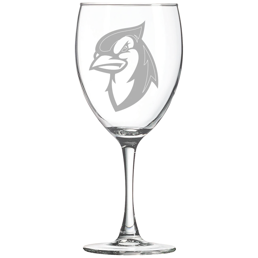 Elizabethtown College Polar Camel 10 1/2 oz. Wine Glass