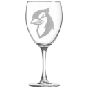 Elizabethtown College Polar Camel 10 1/2 oz. Wine Glass