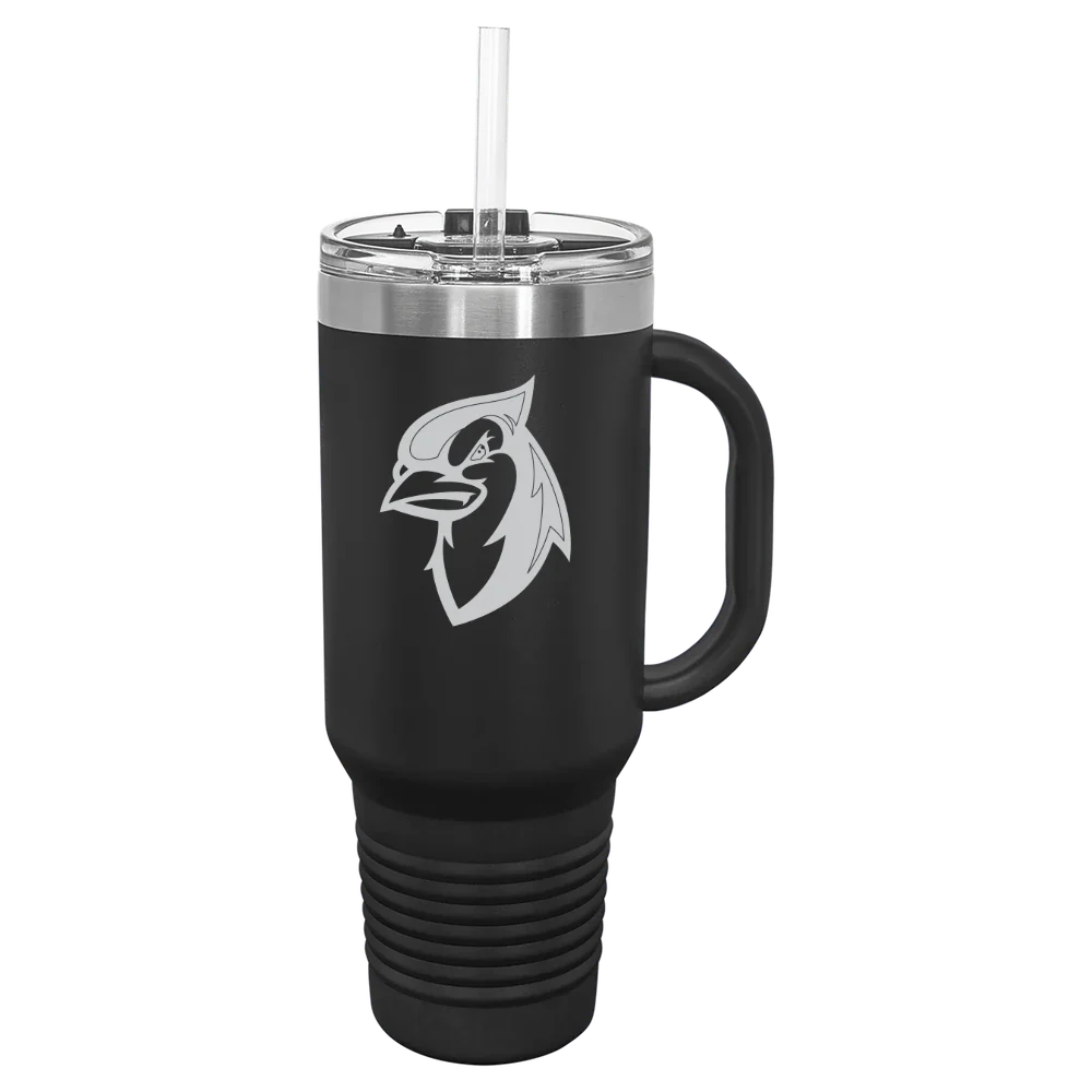 Elizabethtown College Polar Camel 40 oz. Travel Mug with Snap Lid & Straw