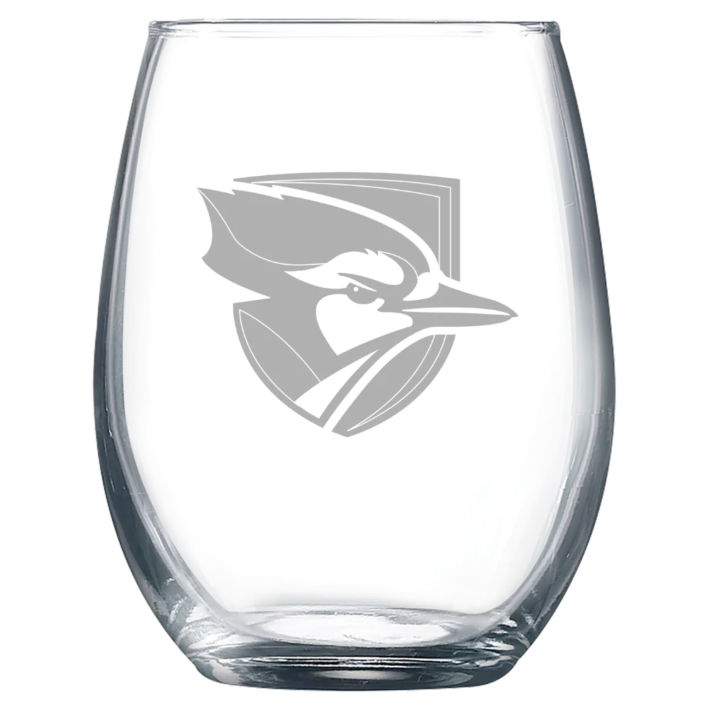 Elmhurst University Polar Camel 9 oz. Stemless Wine Glass