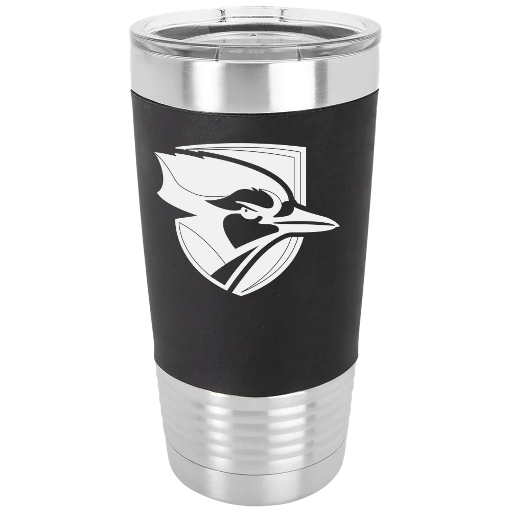 Elmhurst University Polar Camel 20 oz. Silicone Grip Tumbler with Standard Lid