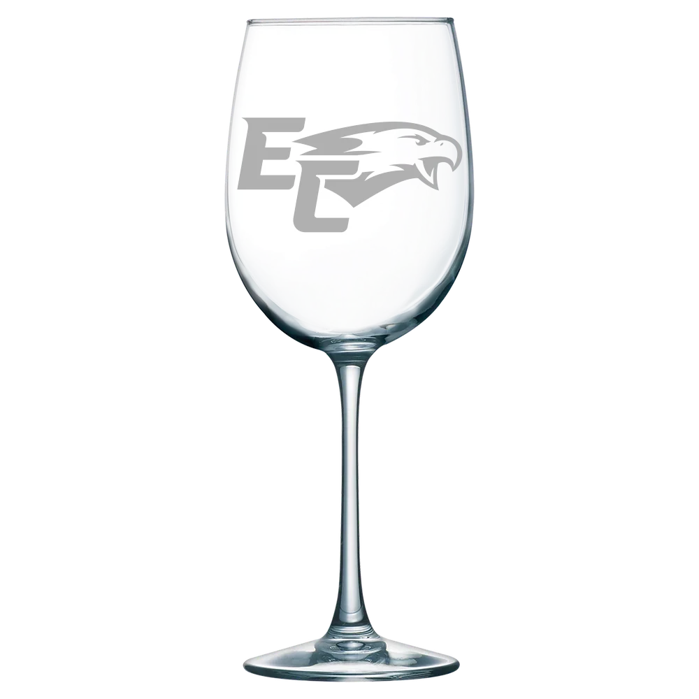 Elmira College Polar Camel 19 oz. Wine Glass