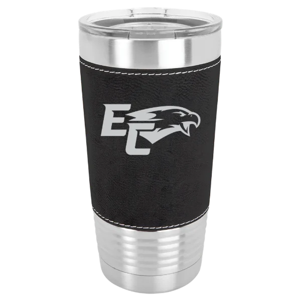 Elmira College Polar Camel 20 oz. Leatherette Grip Tumbler with Standard Lid