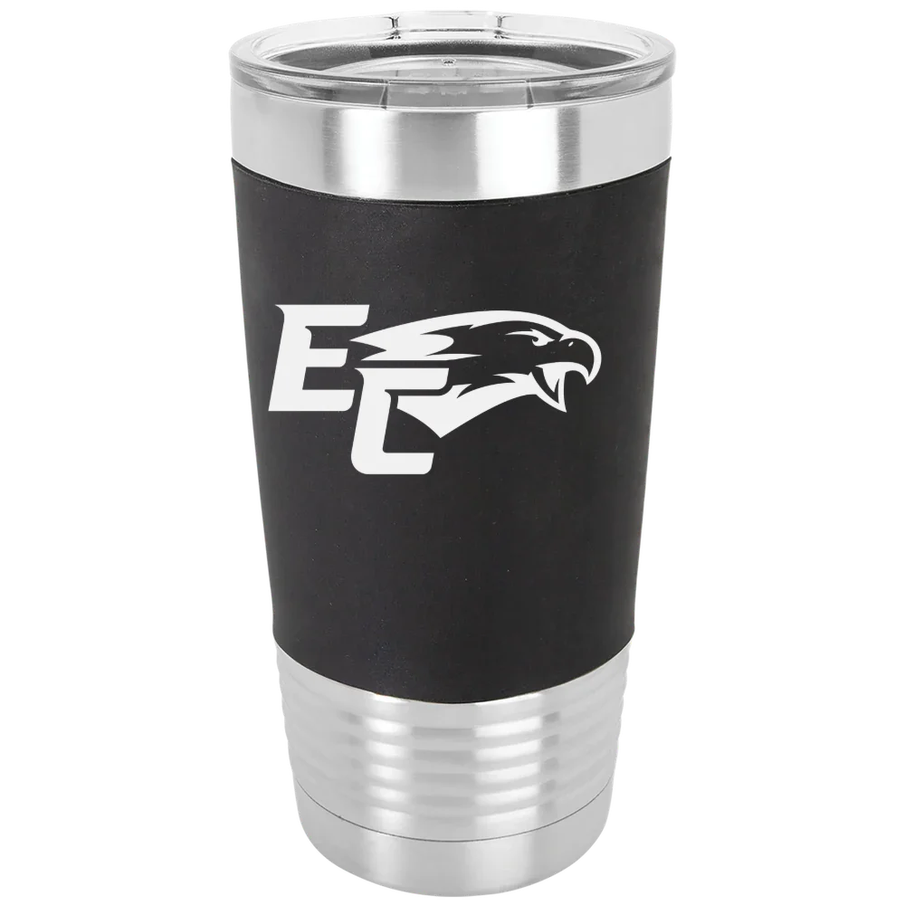 Elmira College Polar Camel 20 oz. Silicone Grip Tumbler with Standard Lid