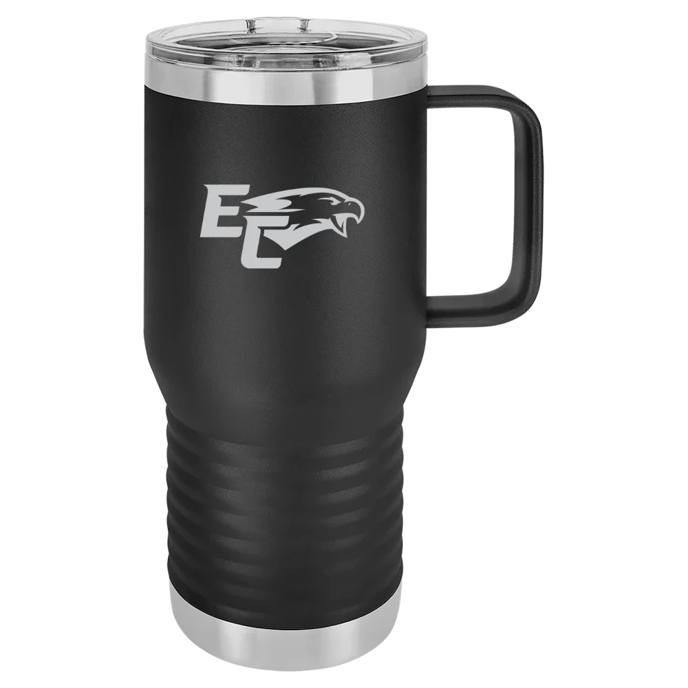 Elmira College Polar Camel 20 oz. Travel Mug with Slider Lid