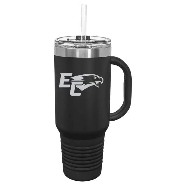 Elmira College Polar Camel 40 oz. Travel Mug with Snap Lid & Straw