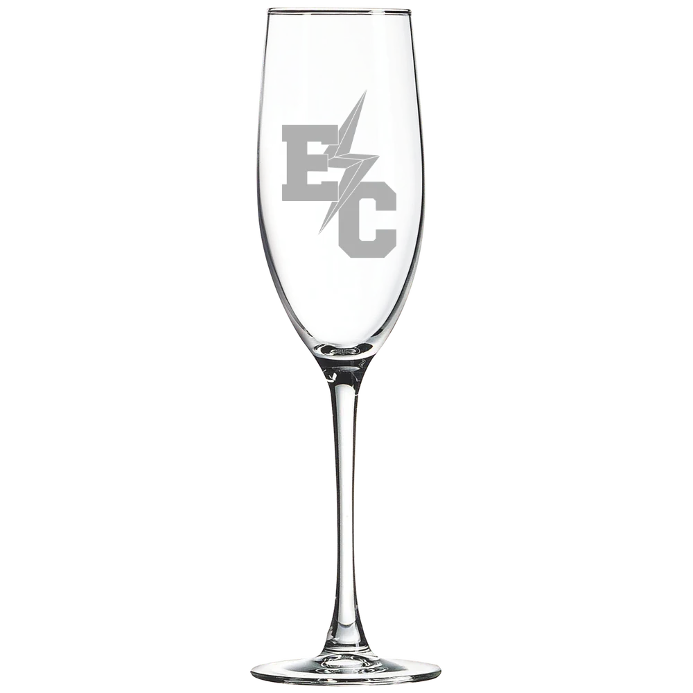 Elms College Polar Camel 8 oz. Champagne Flute