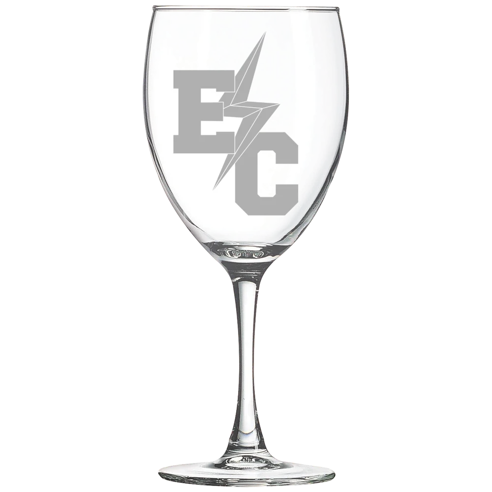 Elms College Polar Camel 10 1/2 oz. Wine Glass