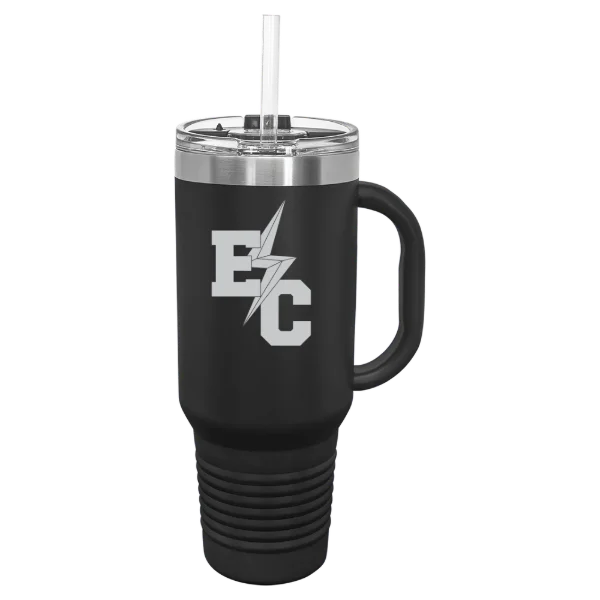 Elms College Polar Camel 40 oz. Travel Mug with Snap Lid & Straw