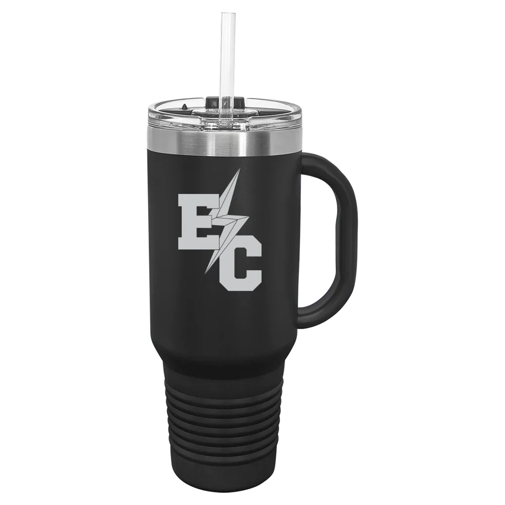 Elms College Polar Camel 40 oz. Travel Mug with Snap Lid & Straw