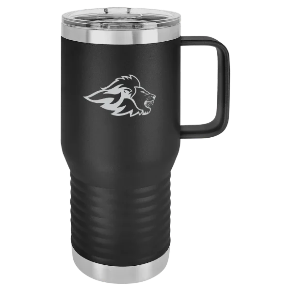 Emerson College Polar Camel 20 oz. Travel Mug with Slider Lid