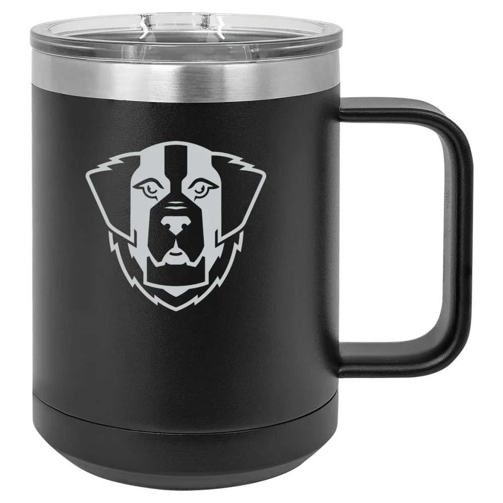 Emmanuel College (Massachusetts) Polar Camel 15 oz. Mug with Slider Lid