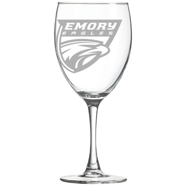 Emory University Polar Camel 10 1/2 oz. Wine Glass