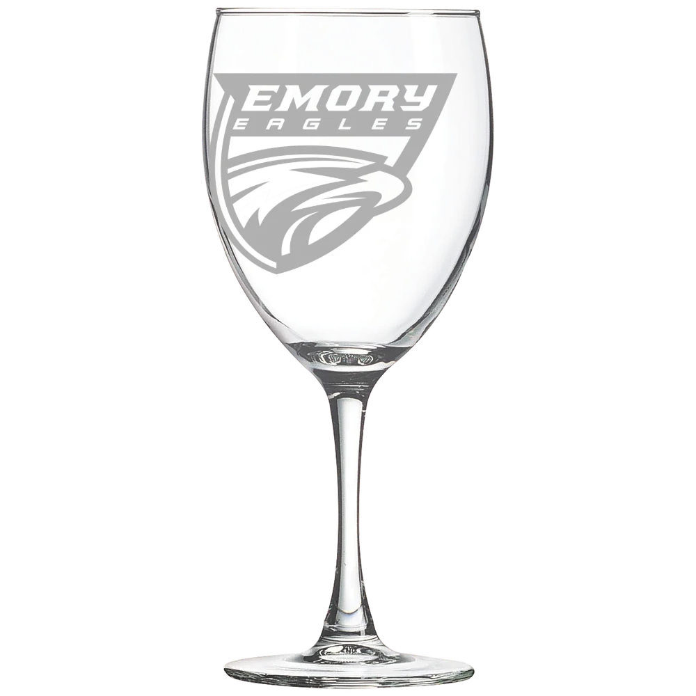 Emory University Polar Camel 10 1/2 oz. Wine Glass