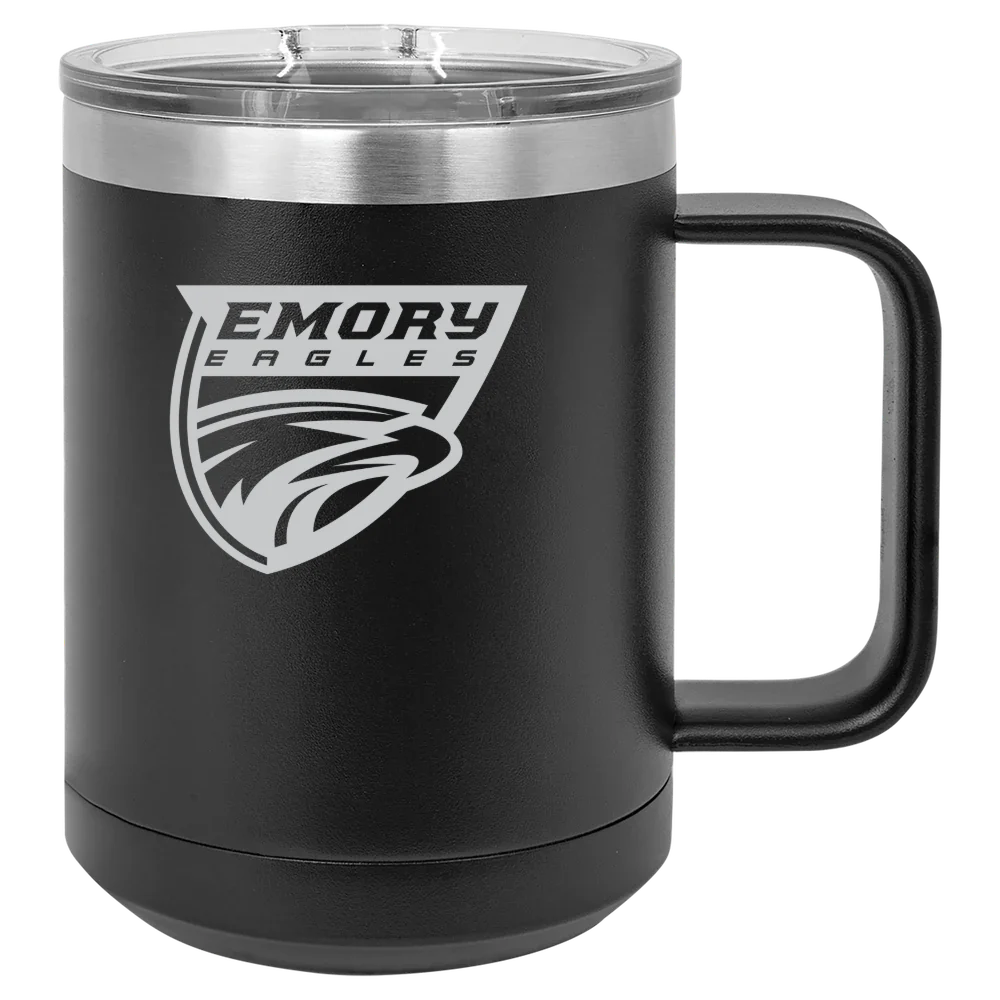 Emory University Polar Camel 15 oz. Mug with Slider Lid