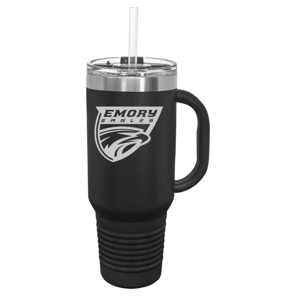 Emory University Polar Camel 40 oz. Travel Mug with Snap Lid & Straw