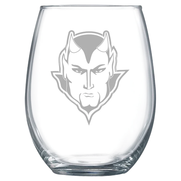 Eureka College Polar Camel 15 oz. Stemless Wine Glass