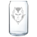 Eureka College Polar Camel 16 oz. Can Glass