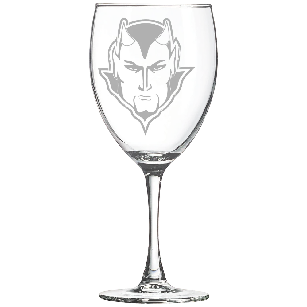 Eureka College Polar Camel 10 1/2 oz. Wine Glass