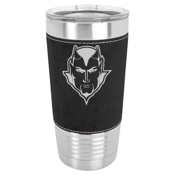 Eureka College Polar Camel 20 oz. Leatherette Grip Tumbler with Standard Lid
