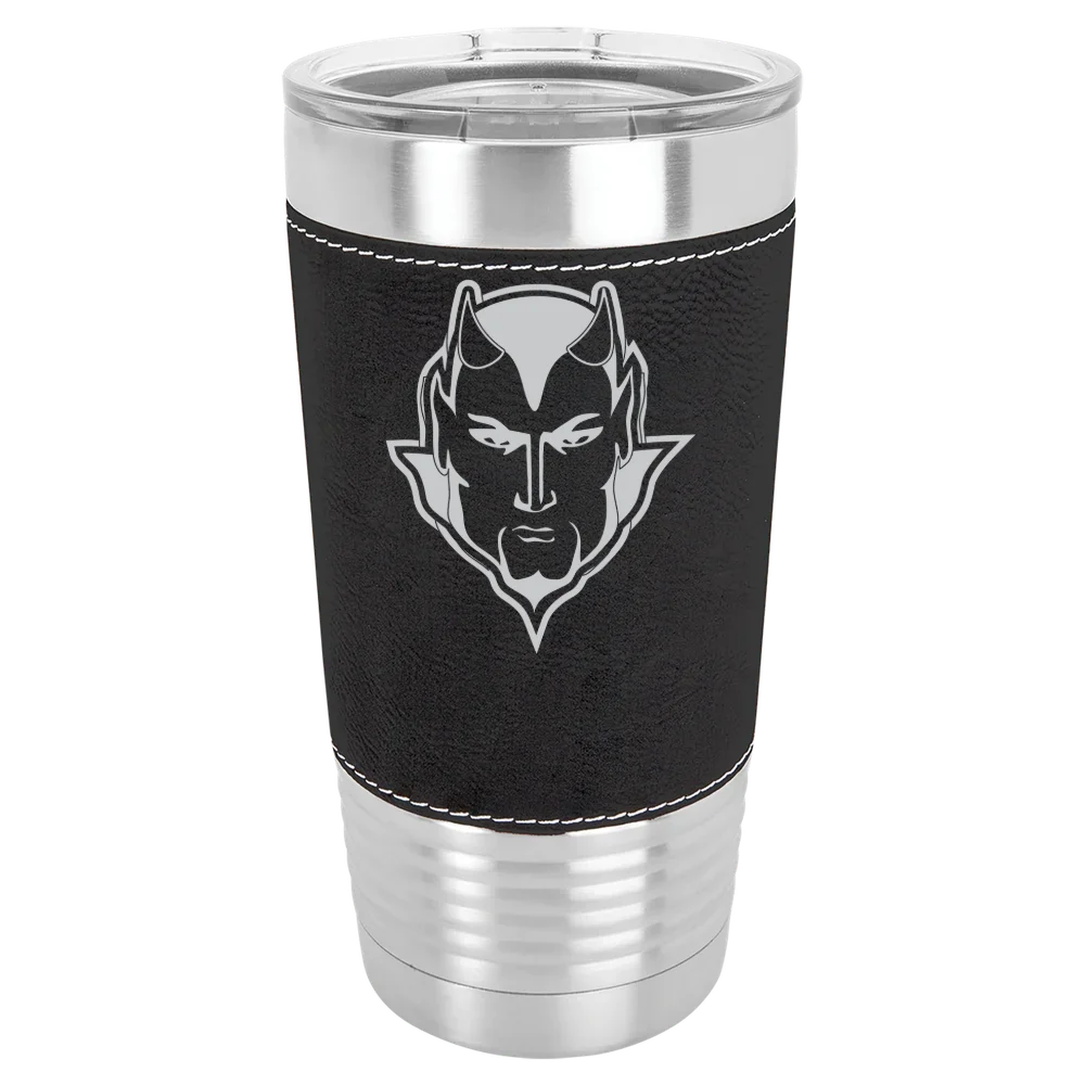 Eureka College Polar Camel 20 oz. Leatherette Grip Tumbler with Standard Lid