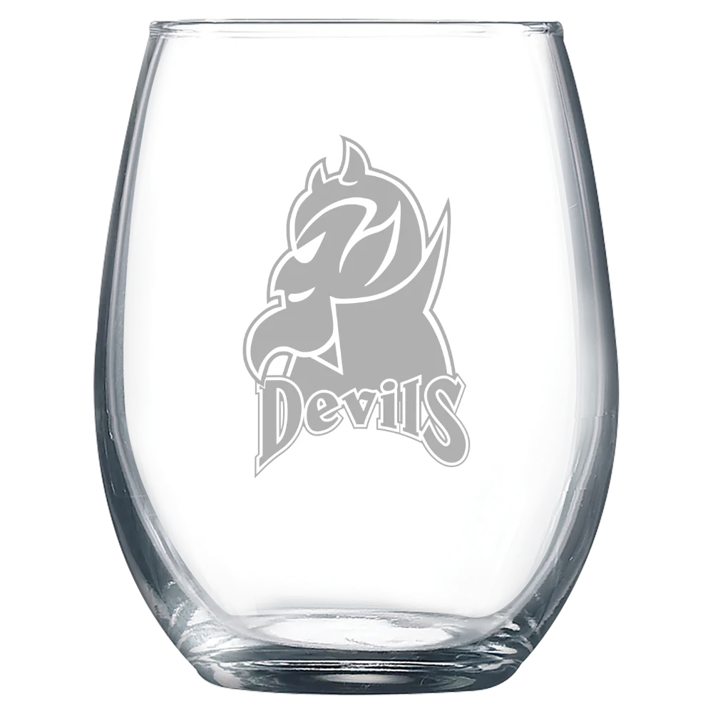 Fairleigh Dickinson University, Florham Polar Camel 9 oz. Stemless Wine Glass