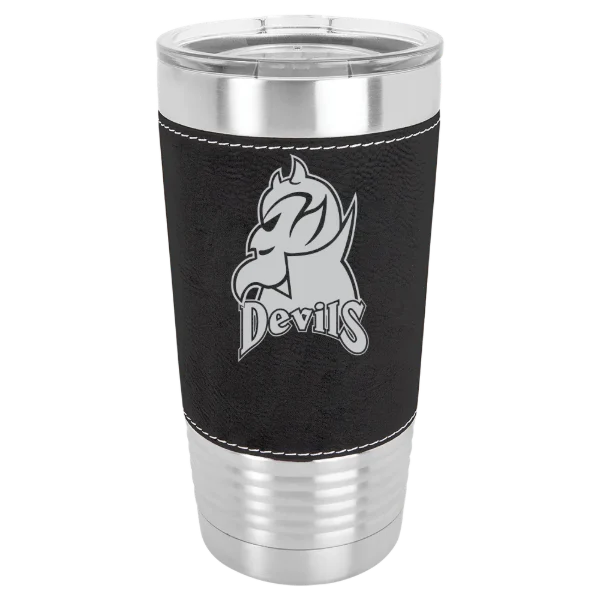 Fairleigh Dickinson University, Florham Polar Camel 20 oz. Leatherette Grip Tumbler with Standard Lid