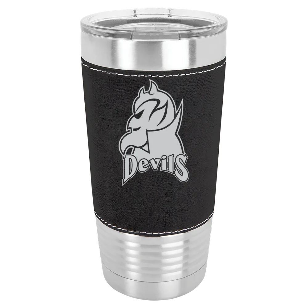 Fairleigh Dickinson University, Florham Polar Camel 20 oz. Leatherette Grip Tumbler with Standard Lid