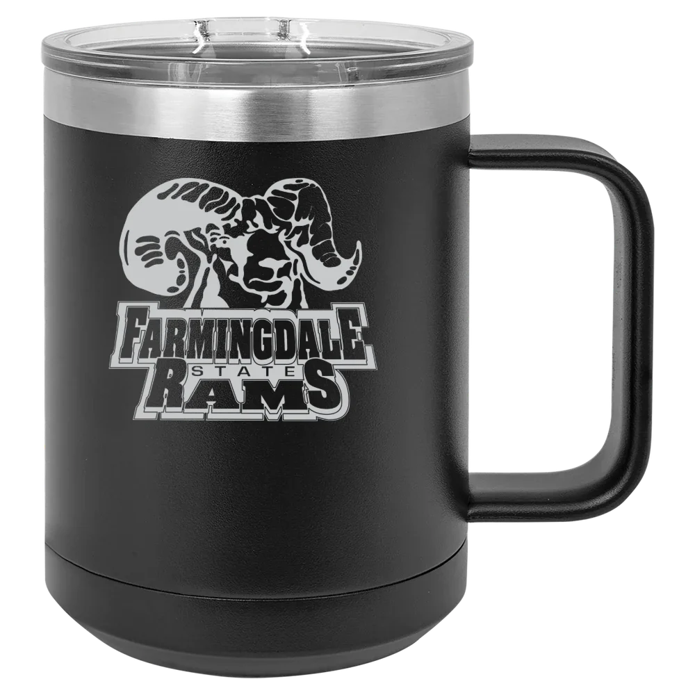 Farmingdale State College Polar Camel 15 oz. Mug with Slider Lid