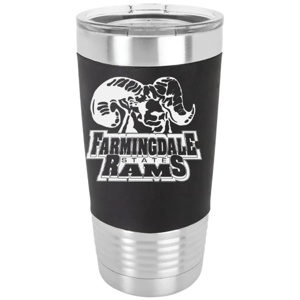 Farmingdale State College Polar Camel 20 oz. Silicone Grip Tumbler with Standard Lid