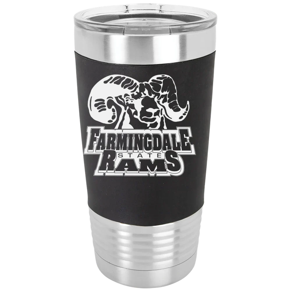Farmingdale State College Polar Camel 20 oz. Silicone Grip Tumbler with Standard Lid