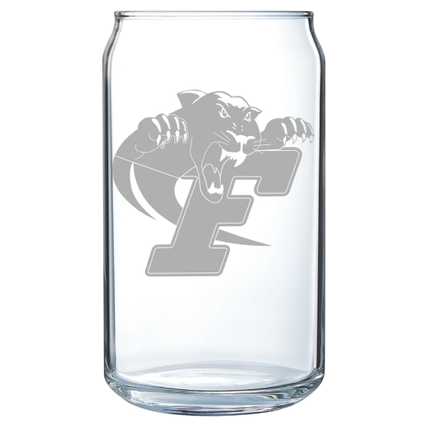 Ferrum College Polar Camel 16 oz. Can Glass