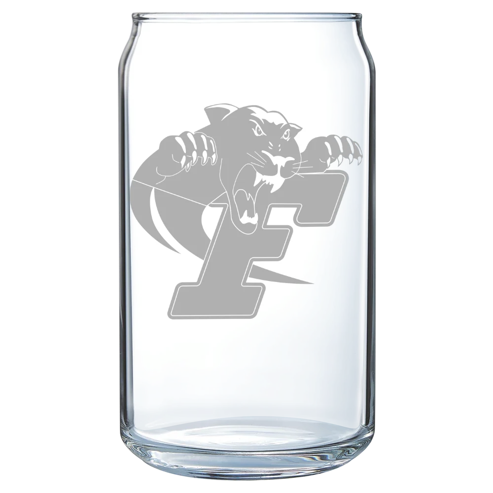 Ferrum College Polar Camel 16 oz. Can Glass