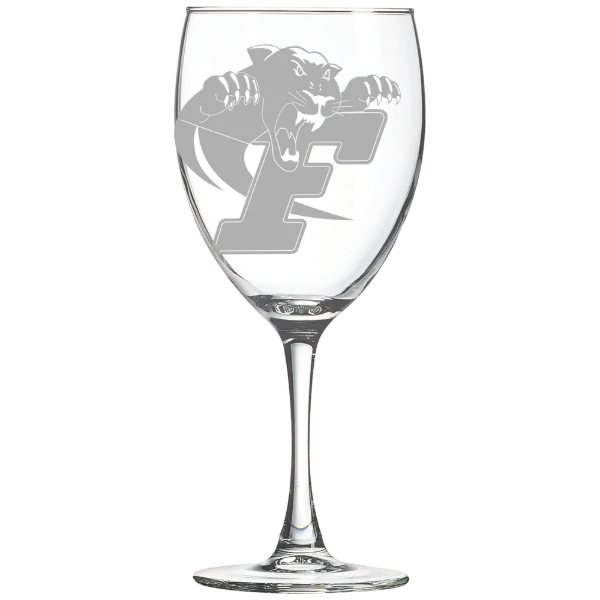 Ferrum College Polar Camel 10 1/2 oz. Wine Glass