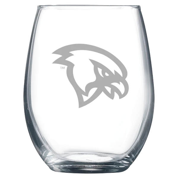Fitchburg State University Polar Camel 9 oz. Stemless Wine Glass