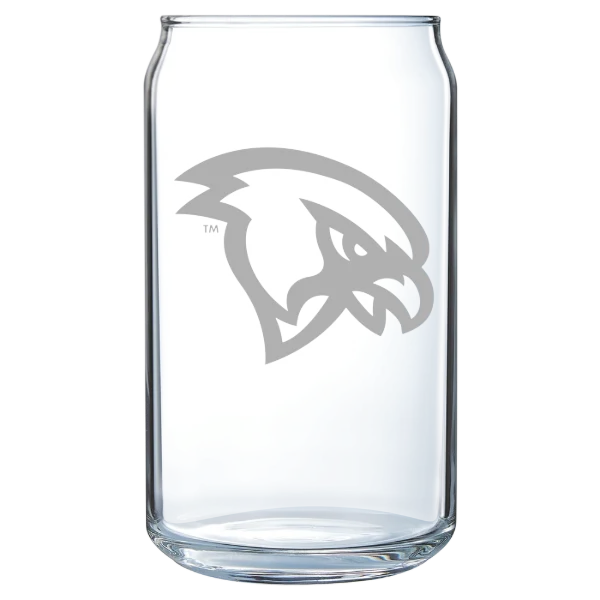 Fitchburg State University Polar Camel 16 oz. Can Glass