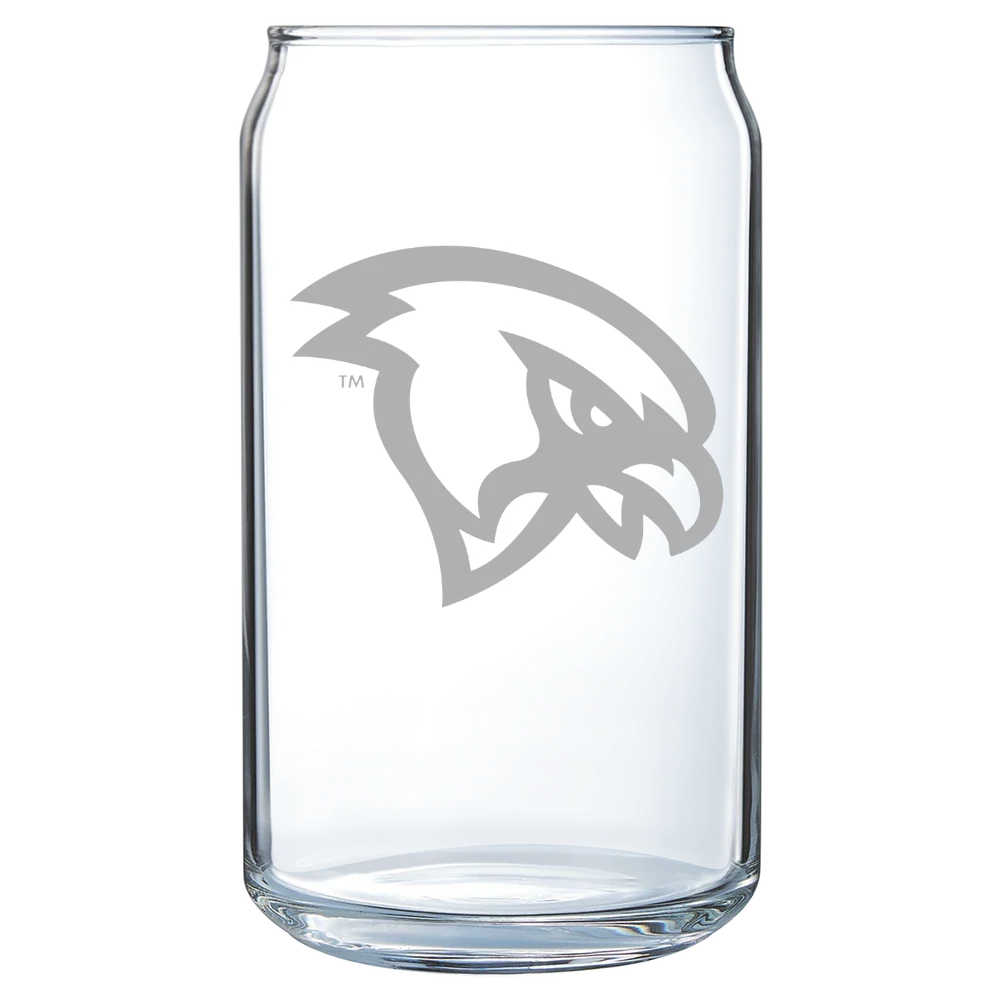 Fitchburg State University Polar Camel 16 oz. Can Glass