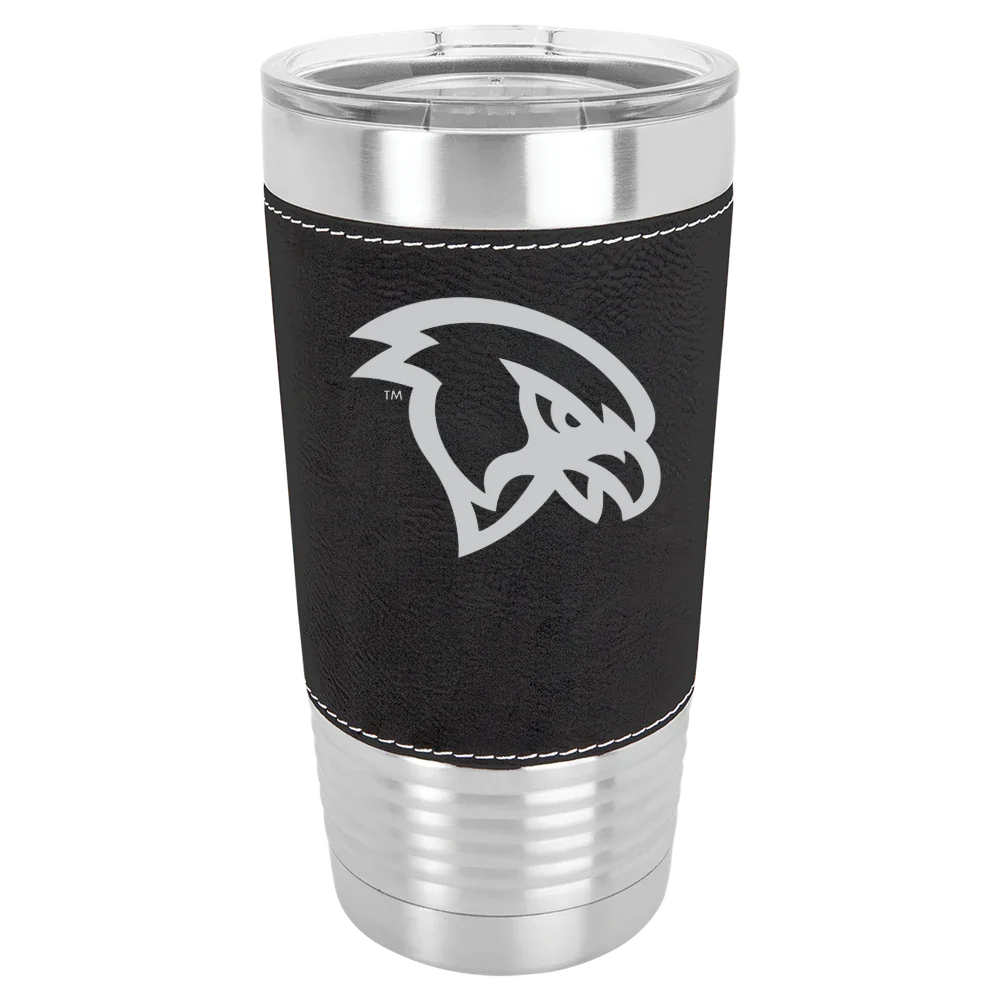Fitchburg State University Polar Camel 20 oz. Leatherette Grip Tumbler with Standard Lid