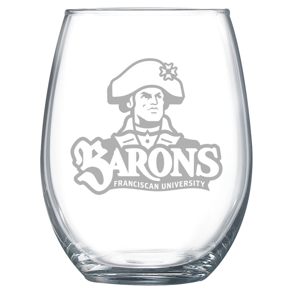 Franciscan University of Steubenville Polar Camel 15 oz. Stemless Wine Glass