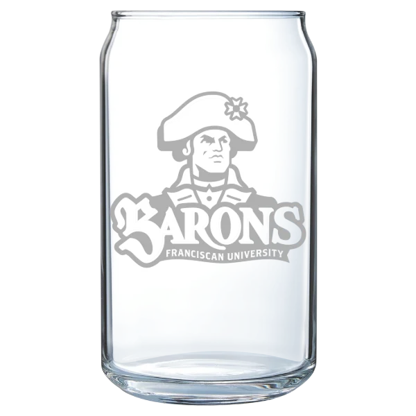 Franciscan University of Steubenville Polar Camel 16 oz. Can Glass