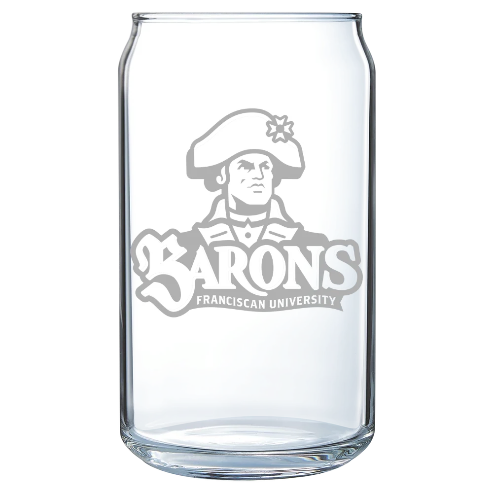 Franciscan University of Steubenville Polar Camel 16 oz. Can Glass