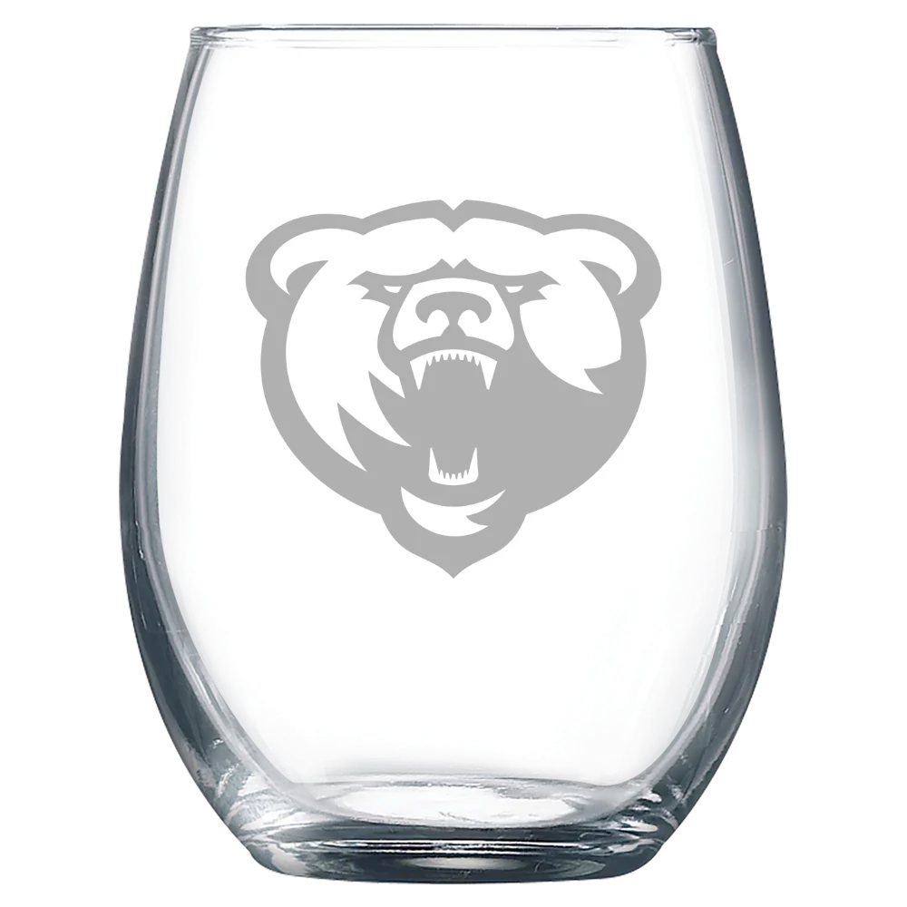 Franklin College Polar Camel 9 oz. Stemless Wine Glass
