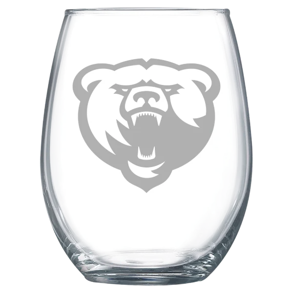 Franklin College Polar Camel 15 oz. Stemless Wine Glass
